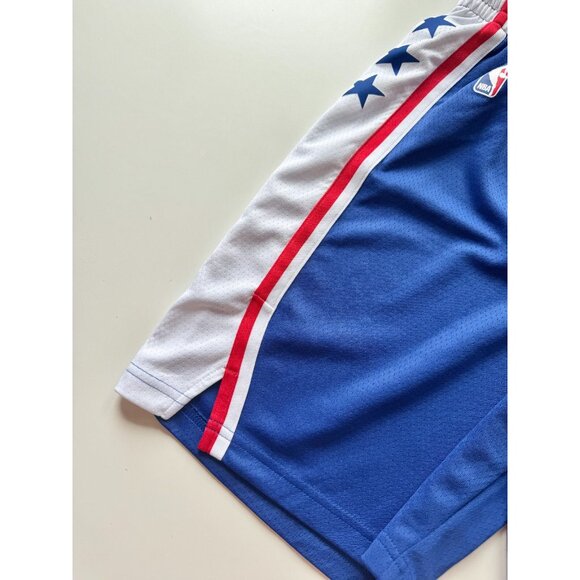NIKE NBA Philadelphia 76ers Blue Swingman Shorts, Size M - Picture 3 of 9